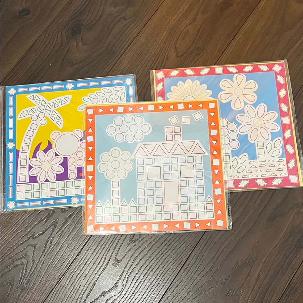 Colorful Mosaic Art Kit for Kids